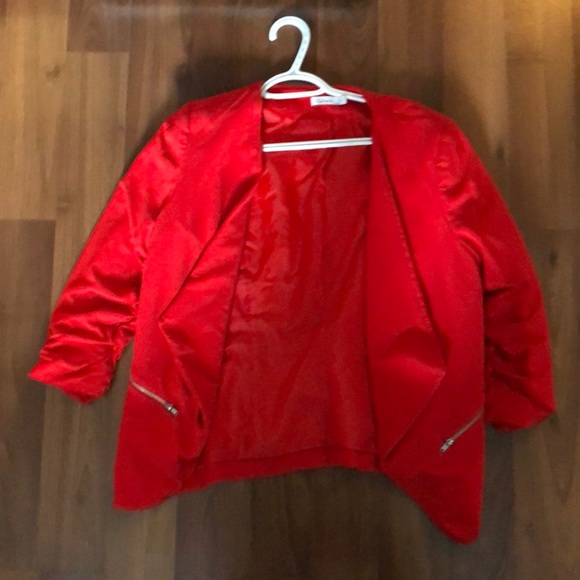 Reitmans size 11 red blazer - Picture 1 of 2